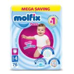 Molfix Diapers Pants Mega Pack Maxi Size 4 - 76 Pieces