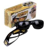 Two Pairs Of Glasses Set Night Vision Goggles Sunglasses HD Vision