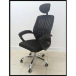 Kia Medical Mesh Director's Chair With Headrest - Image 2