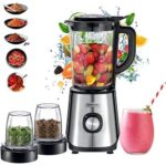 Kenwood Glass Blender 1000W Power Blender Smoothie Blm45.720Ss - Image 2