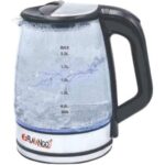 Flamngo Electric Kettle, 2.2L Capacity, Glass