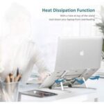 Metal Portable Tablet & Laptop Stand Foldable  -  Multi  Angles Height Adjustment - Image 3