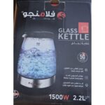 Flamngo Electric Kettle, 2.2L Capacity, Glass - Image 2