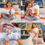 Giant white goose plush toy, giant duck, soft toy, plush toy, large long swan plushie, children's plush pillow, sleeping pillow, hug pillow, supportive pillow for bed and sofa, teddy bear stuffed animal, suitable gift - Image 3
